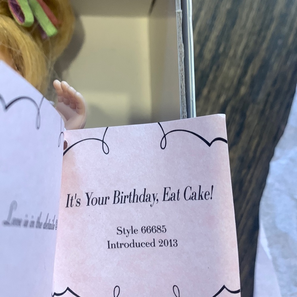 Madame Alexander-It’s Your Birthday, Eat Cake! Doll - Picture 2 of 3